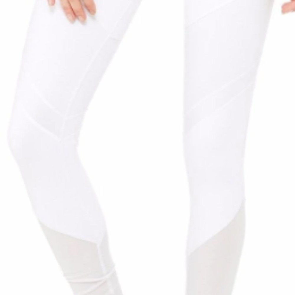 Sheila Legging - White/White Glossy/White